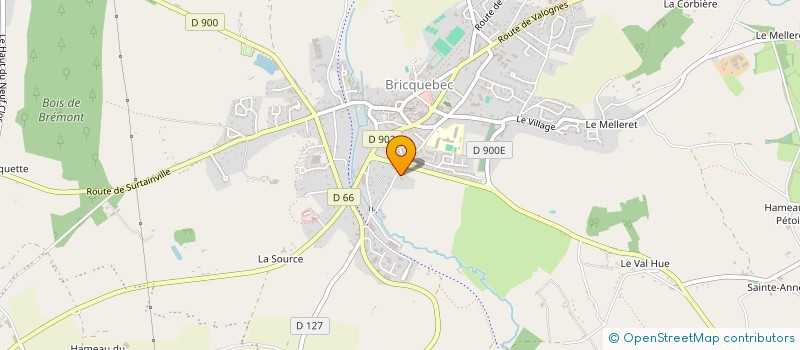 localisation de l'entreprise MADAME STEPHANIE LE COURTOIS  BRICQUEBEC-EN-COTENTIN