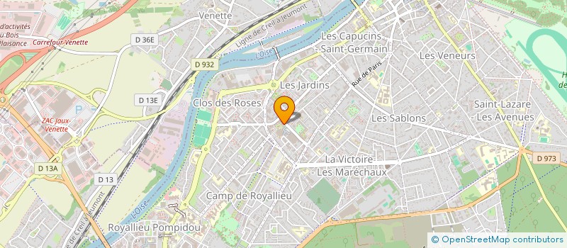 localisation de l'entreprise MADAME STEPHANIE LE CRAS  COMPIEGNE