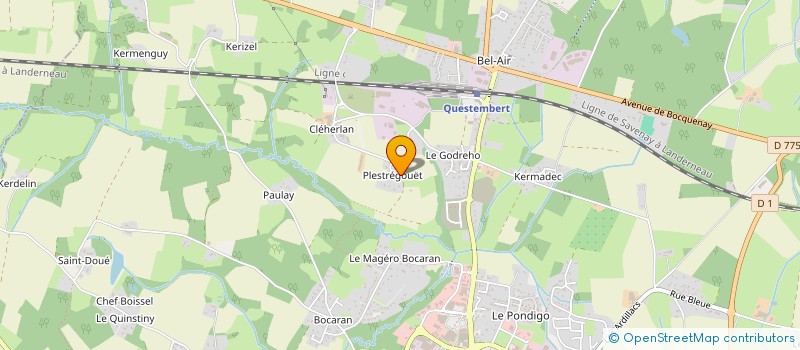 localisation de l'entreprise MADAME STEPHANIE LE FALHER  QUESTEMBERT