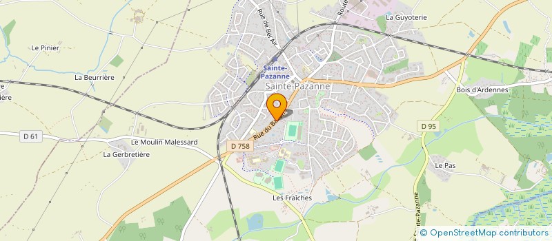localisation de l'entreprise MADAME STEPHANIE LE FAUZIC à SAINTE-PAZANNE
