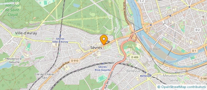 localisation de l'entreprise MADAME STEPHANIE LE FLOCH  SEVRES