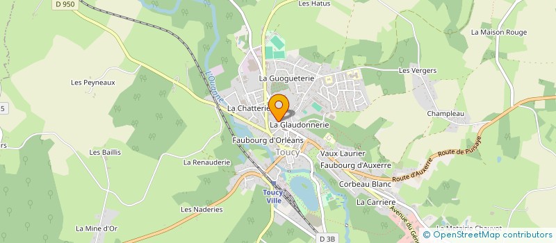 localisation de l'entreprise MADAME STEPHANIE LE FOLLIC  TOUCY