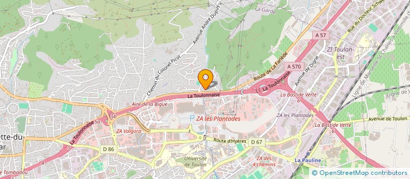 localisation de l'entreprise MADAME STEPHANIE LE GALL  LA VALETTE-DU-VAR