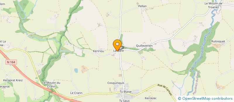 localisation de l'entreprise MADAME STEPHANIE LE GALL  MAZE-MILON