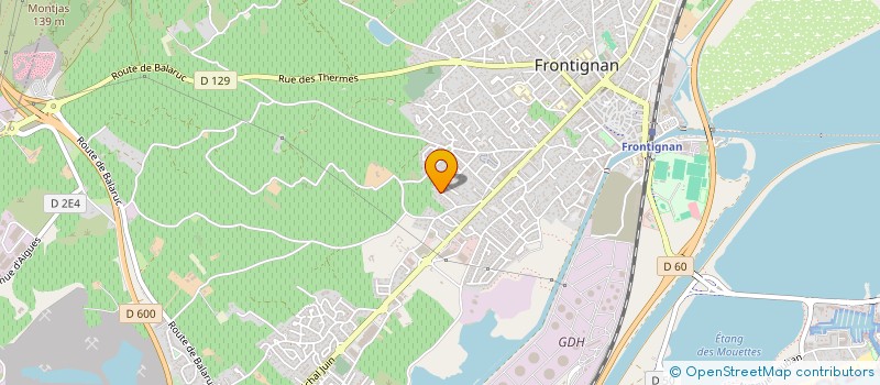 localisation de l'entreprise MADAME STEPHANIE LE GLAUNEC  FRONTIGNAN