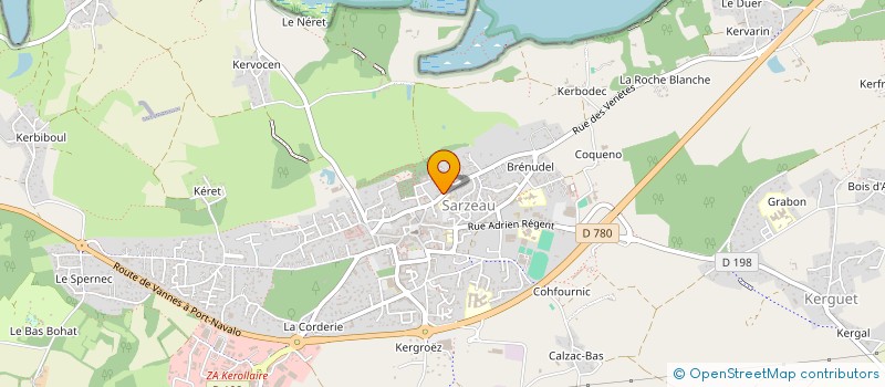 localisation de l'entreprise MADAME STEPHANIE LE GOSLES  SARZEAU