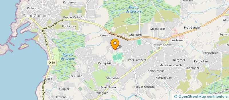 localisation de l'entreprise MADAME STEPHANIE LE MEUR  PLUGUFFAN