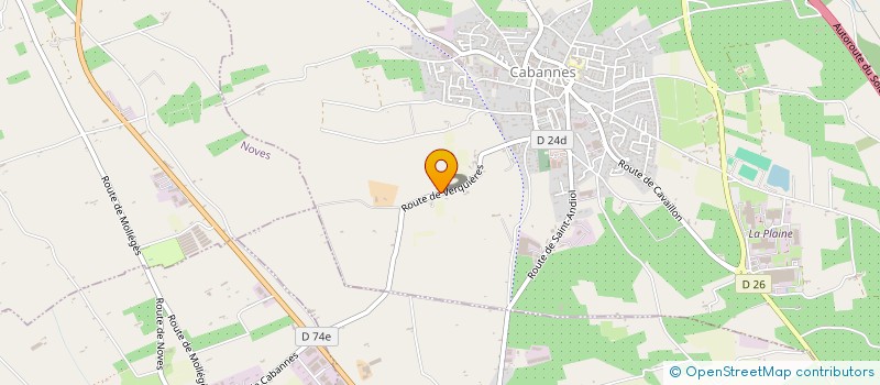 localisation de l'entreprise MADAME STEPHANIE LE TELLIER  CABANNES