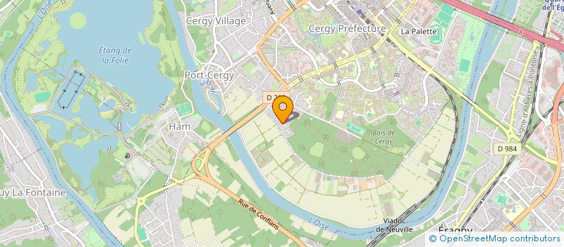 localisation de l'entreprise MADAME STEPHANIE LEBARD  CERGY