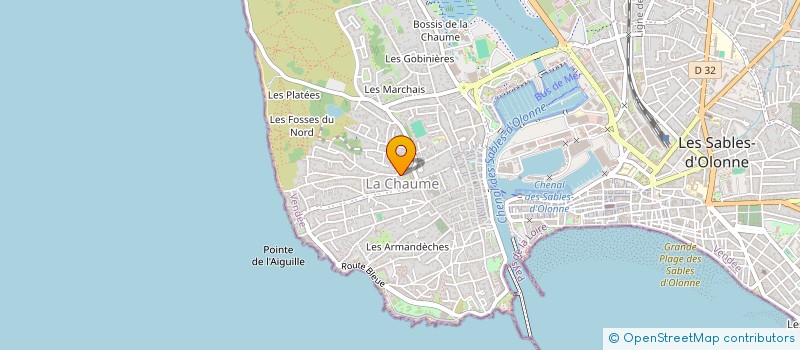 localisation de l'entreprise MADAME STEPHANIE LEBAS  LES SABLES D'OLONNE