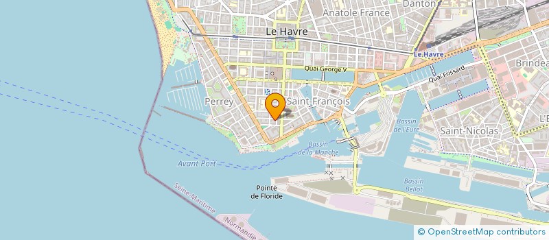 localisation de l'entreprise MADAME STEPHANIE LEBLOND  LE HAVRE