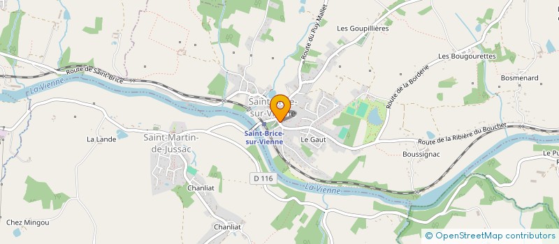 localisation de l'entreprise MADAME STEPHANIE LEBON à SAINT-BRICE-SUR-VIENNE