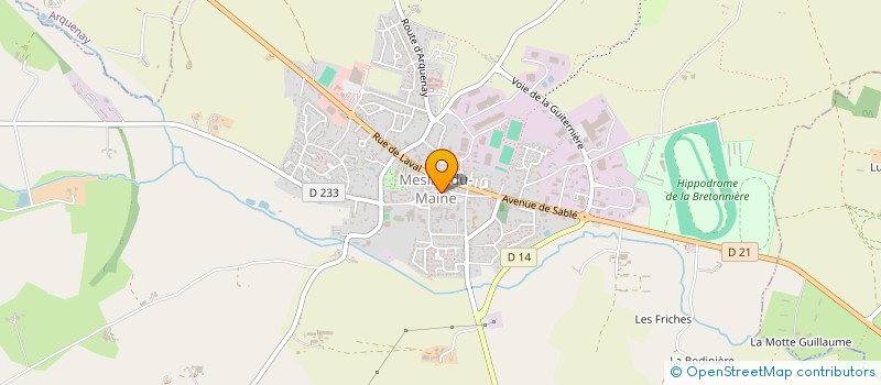 localisation de l'entreprise MADAME STEPHANIE LEBRET à MESLAY-DU-MAINE