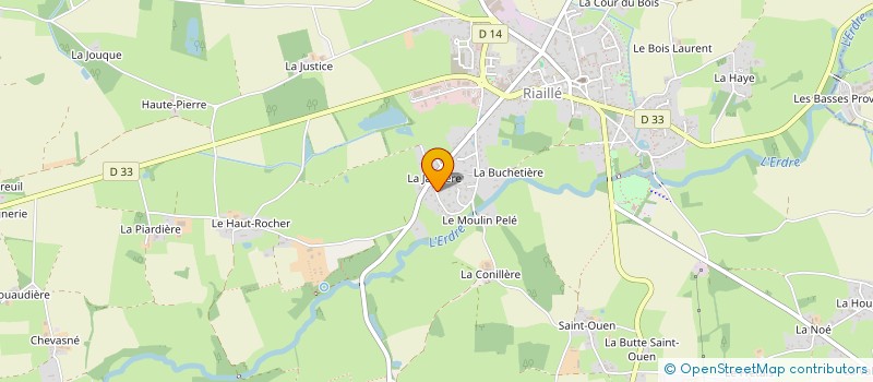 localisation de l'entreprise MADAME STEPHANIE LEBRETON  RIAILLE