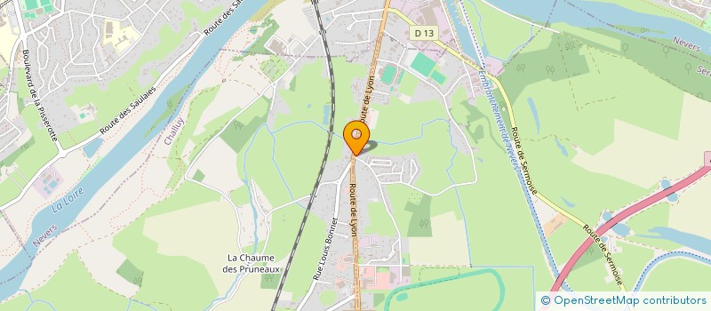 localisation de l'entreprise MADAME STEPHANIE LEBRUN  SERMOISE-SUR-LOIRE