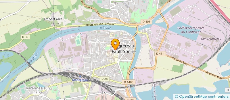 localisation de l'entreprise MADAME STEPHANIE LECAPLAIN  MONTEREAU-FAULT-YONNE