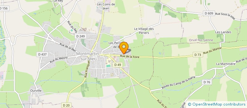 localisation de l'entreprise MADAME STEPHANIE LECARPENTIER  MONTMARTIN-SUR-MER