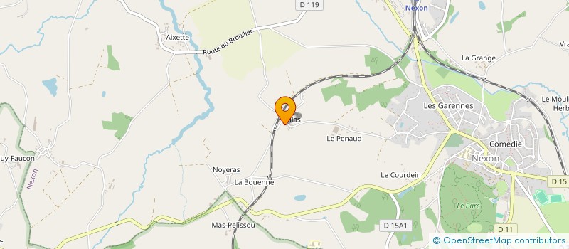 localisation de l'entreprise MADAME STEPHANIE LECHARPENTIER  NEXON