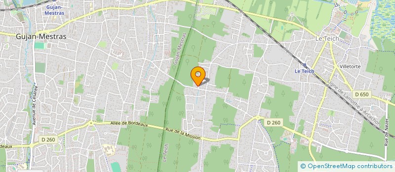 localisation de l'entreprise MADAME STEPHANIE LECOQ  LE TEICH