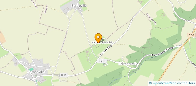 localisation de l'entreprise MADAME STEPHANIE LECOURT  BERTREVILLE