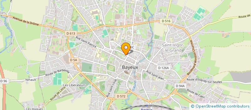 localisation de l'entreprise MADAME STEPHANIE LEDOLLEY à BAYEUX