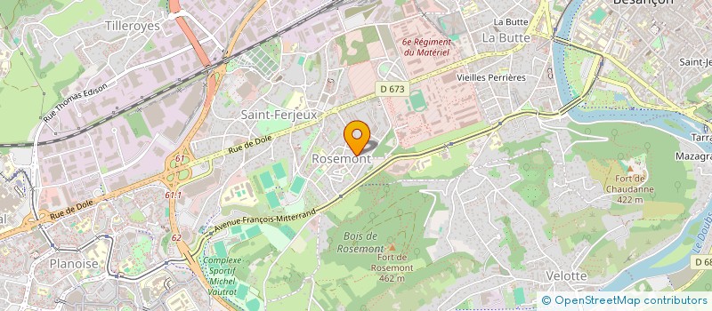 localisation de l'entreprise MADAME STEPHANIE LEFEBVRE à BESANCON