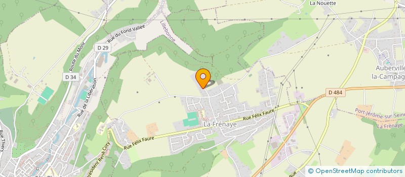 localisation de l'entreprise MADAME STEPHANIE LEFEBVRE  LA FRENAYE