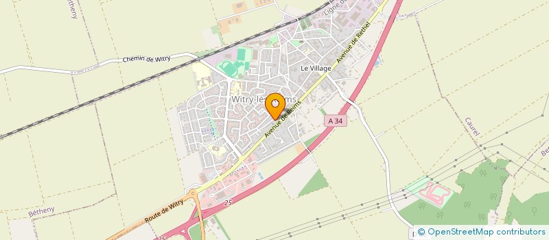 localisation de l'entreprise MADAME STEPHANIE LEFEBVRE  WITRY-LES-REIMS