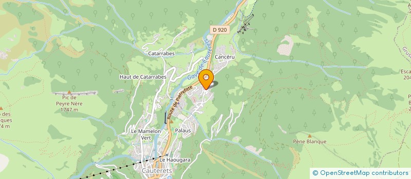 localisation de l'entreprise MADAME STEPHANIE LEFEBVRE  CAUTERETS