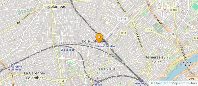 localisation de l'entreprise MADAME STEPHANIE LEFEUVRE à BOIS-COLOMBES
