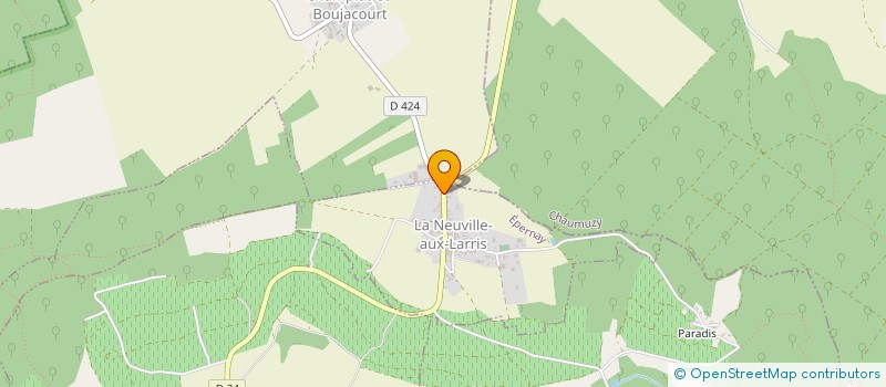 localisation de l'entreprise MADAME STEPHANIE LEFEVRE  LA NEUVILLE-AUX-LARRIS