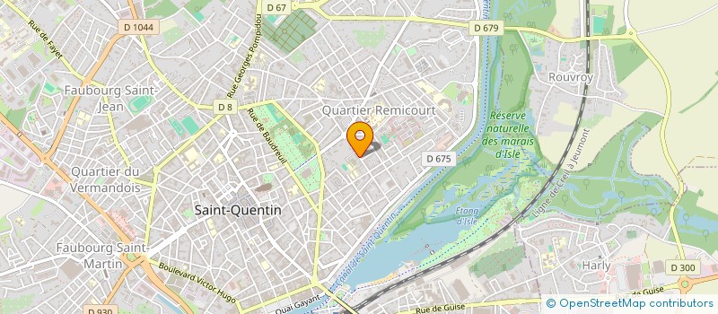 localisation de l'entreprise MADAME STEPHANIE LEFEVRE à SAINT-QUENTIN