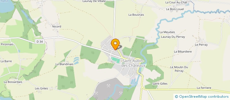 localisation de l'entreprise MADAME STEPHANIE LEFEVRE  SAINT-AUBIN-DES-CHATEAUX