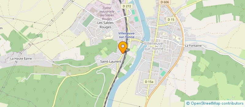 localisation de l'entreprise MADAME STEPHANIE LEFEVRE  VILLENEUVE-SUR-YONNE