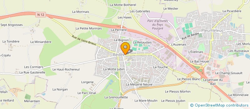 localisation de l'entreprise MADAME STEPHANIE LEGENDRE à BEDEE