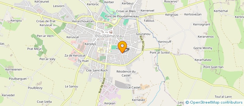 localisation de l'entreprise MADAME STEPHANIE LEGER  PLOUDALMEZEAU