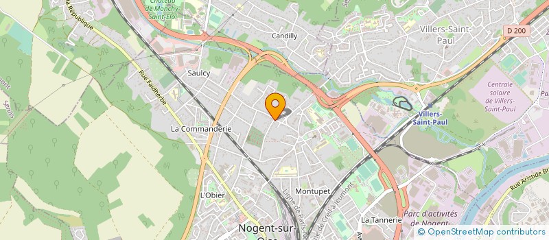 localisation de l'entreprise MADAME STEPHANIE LEGRAND à NOGENT-SUR-OISE