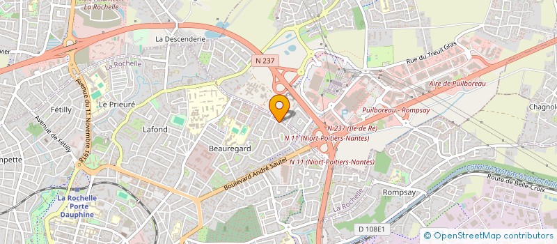 localisation de l'entreprise MADAME STEPHANIE LEGRAND  LA ROCHELLE