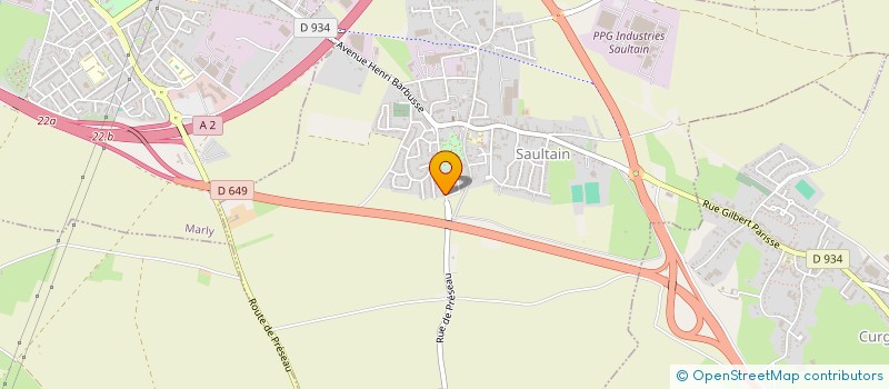 localisation de l'entreprise MADAME STEPHANIE LEGRAND  MARLY