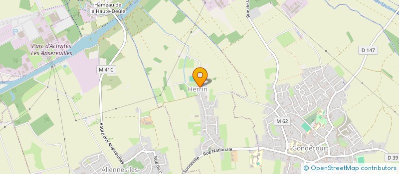 localisation de l'entreprise MADAME STEPHANIE LEJEUNE  HERRIN