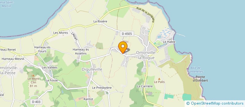 localisation de l'entreprise MADAME STEPHANIE LELUBEZ  LA HAGUE