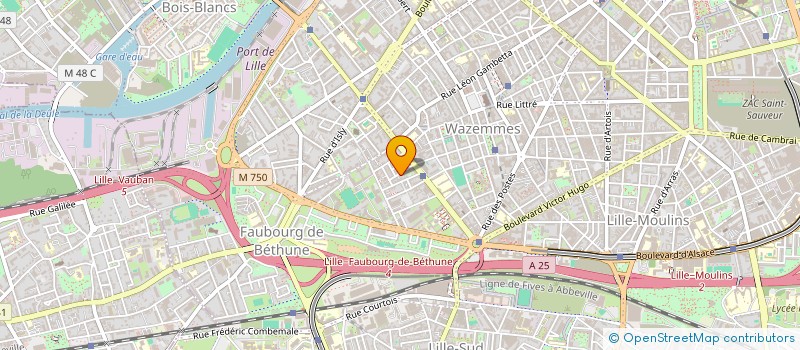 localisation de l'entreprise MADAME STEPHANIE LEMAIRE à LILLE