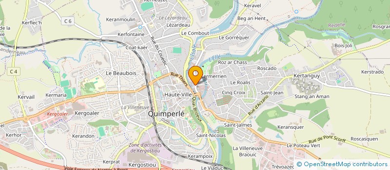 localisation de l'entreprise MADAME STEPHANIE LEMARIE  QUIMPERLE