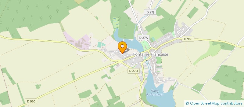 localisation de l'entreprise MADAME STEPHANIE LEMERLE  FONTAINE-FRANCAISE