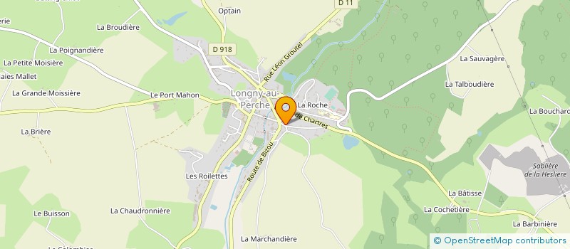 localisation de l'entreprise MADAME STEPHANIE LENFANT à LA CHAPELLE-MONTLIGEON
