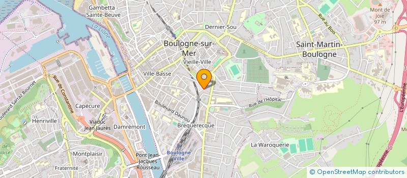 localisation de l'entreprise MADAME STEPHANIE LENGAGNE à BOULOGNE-SUR-MER