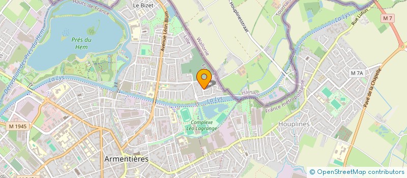 localisation de l'entreprise MADAME STEPHANIE LENOIR  ARMENTIERES