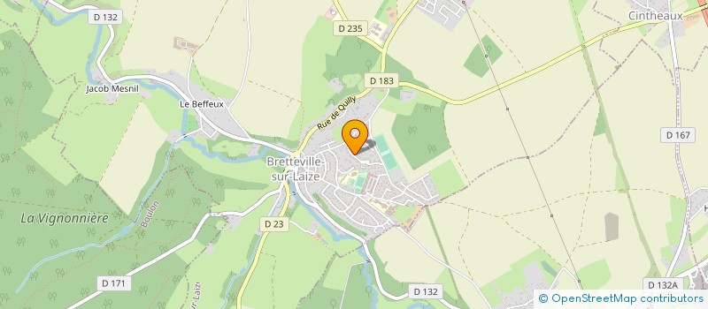 localisation de l'entreprise MADAME STEPHANIE LENOURY à BRETTEVILLE-SUR-LAIZE