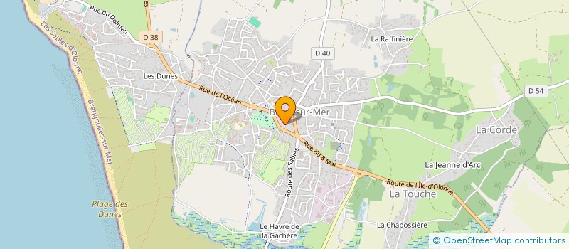 localisation de l'entreprise MADAME STEPHANIE LEPECQ à BREM-SUR-MER