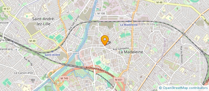 localisation de l'entreprise MADAME STEPHANIE LEPETZ à LA MADELEINE